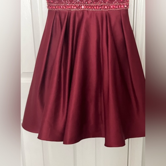 ASPEED DRESS, BURGUNDY, size XS - Picture 7 of 13